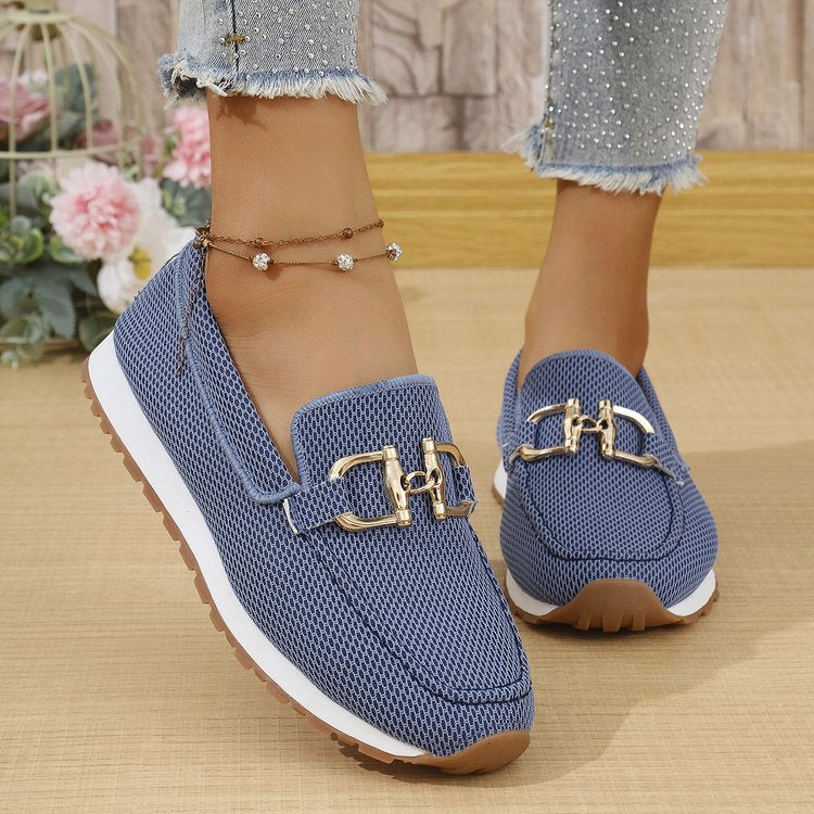 Women Canvas Slip On Sneakers