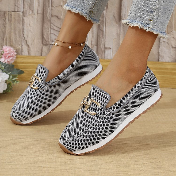 Women Canvas Slip On Sneakers