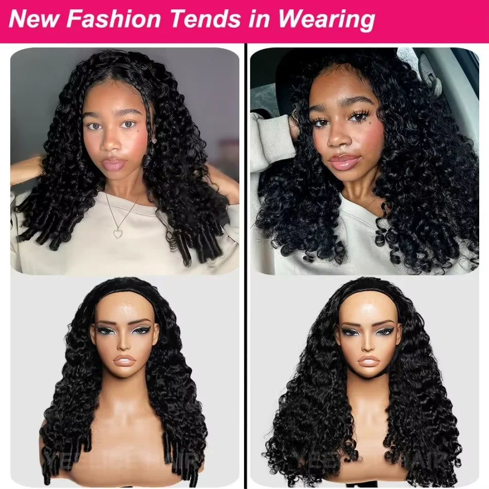 40 Inch 12A Burmese Curly Human Hair Wigs Brazilian Pixie Curls 250% Transparent Lace Frontal Wig For Women Burmese Curly Wig