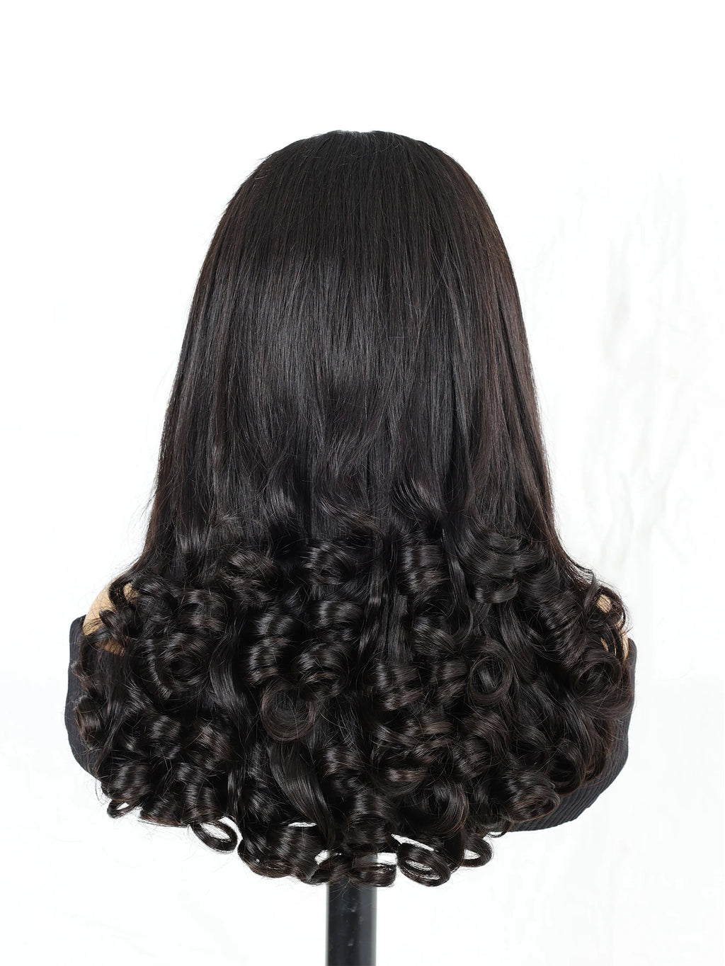 Raw Vietnamese Hair Baba Curl 13x4 Lace Front Human Hair Wigs 200% Density Pre Plucked