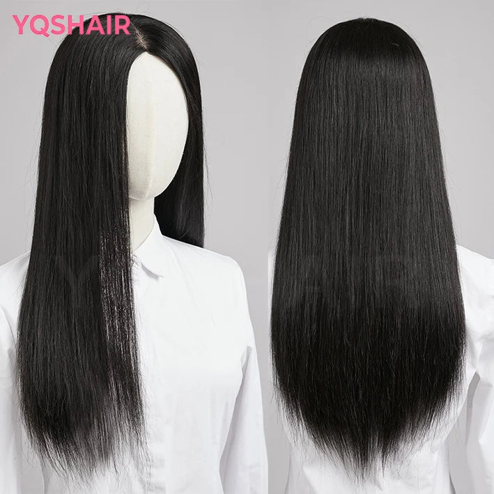 Brazilian Hair 6x6 Silk Top Full Lace Human Hair Wig Bone Straight Pre Plucked Glueless Silk Base Full Lace Wig With Baby Hair