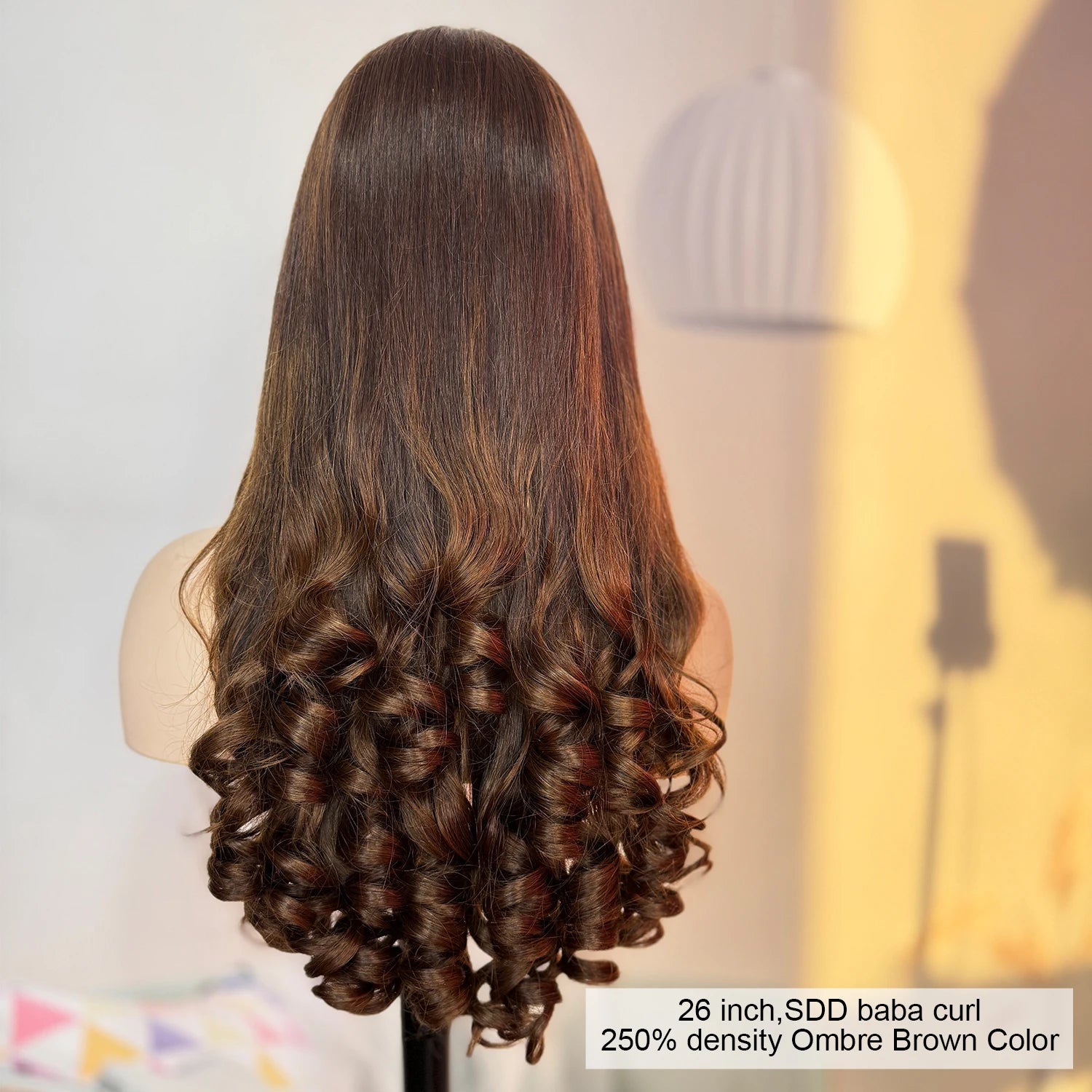 Raw Vietnamese Hair Baba Curl 13x4 Lace Front Human Hair Wigs 200% Density Pre Plucked