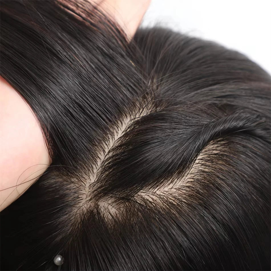 Brazilian Hair 6x6 Silk Top Full Lace Human Hair Wig Bone Straight Pre Plucked Glueless Silk Base Full Lace Wig With Baby Hair
