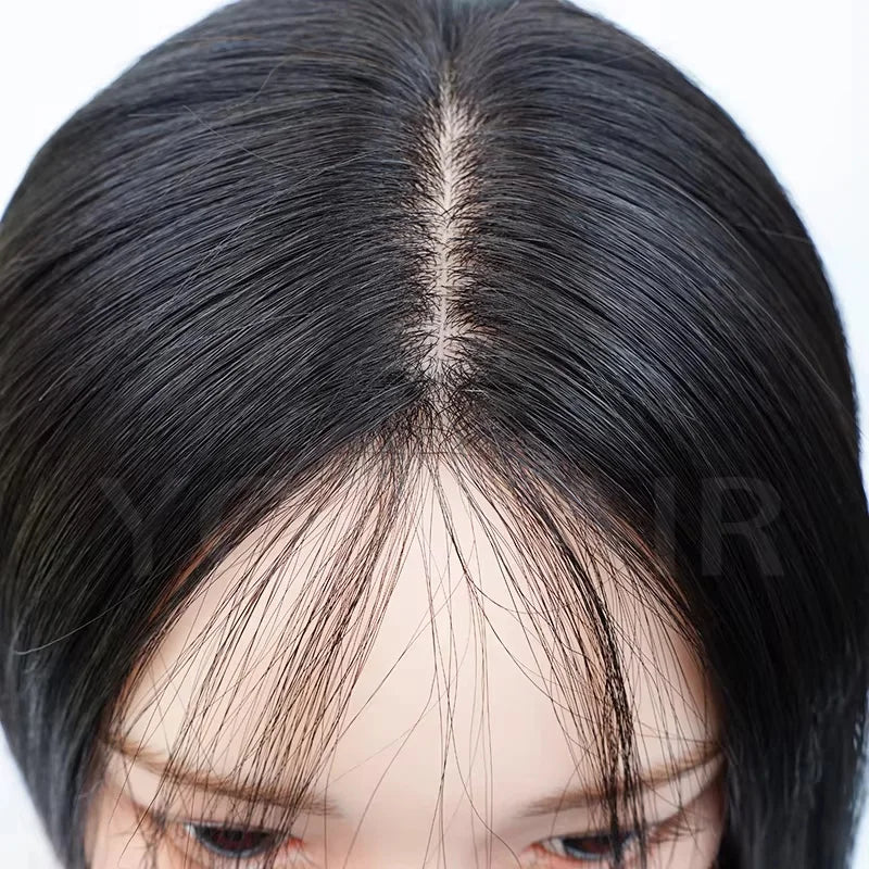 Brazilian Hair 6x6 Silk Top Full Lace Human Hair Wig Bone Straight Pre Plucked Glueless Silk Base Full Lace Wig With Baby Hair