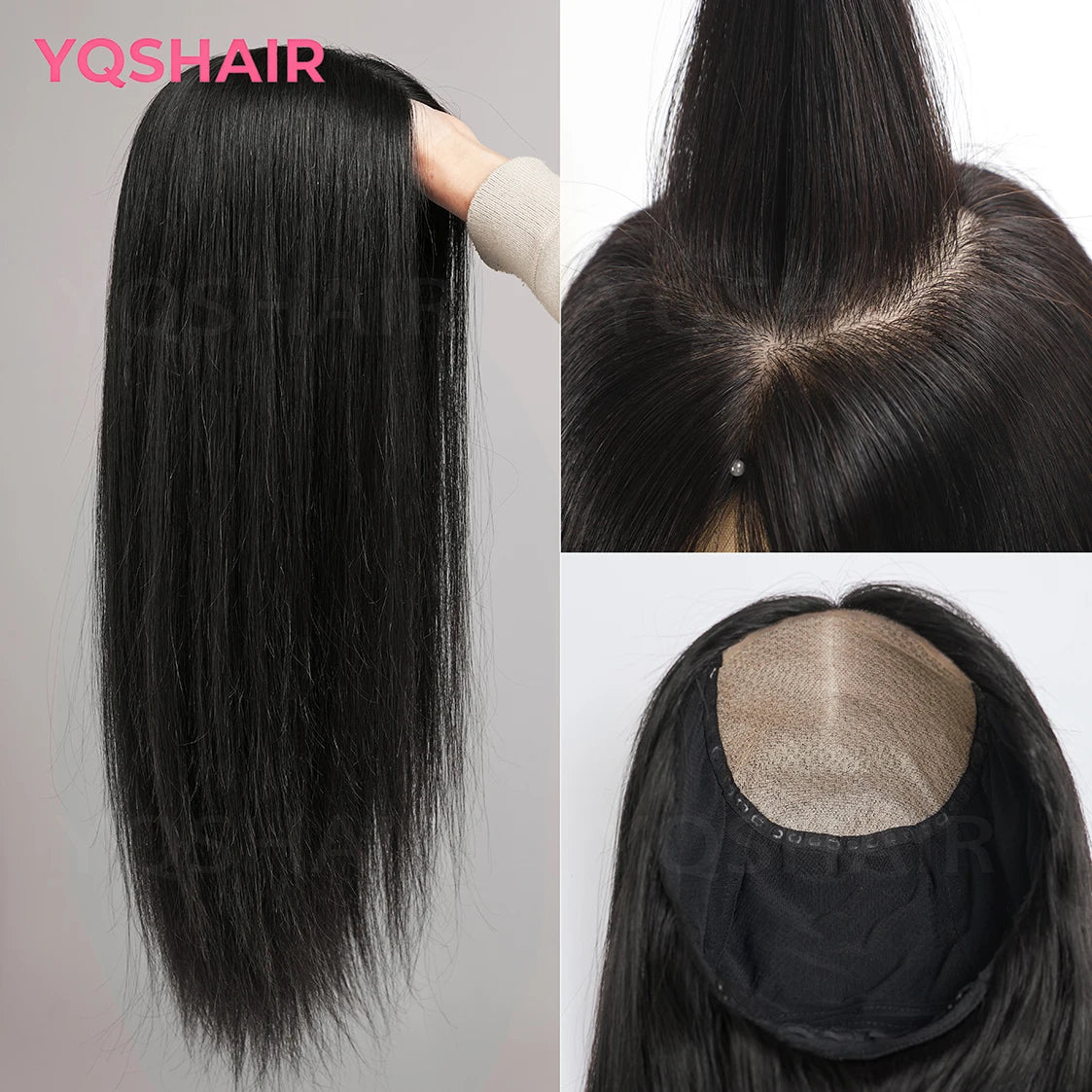 Brazilian Hair 6x6 Silk Top Full Lace Human Hair Wig Bone Straight Pre Plucked Glueless Silk Base Full Lace Wig With Baby Hair