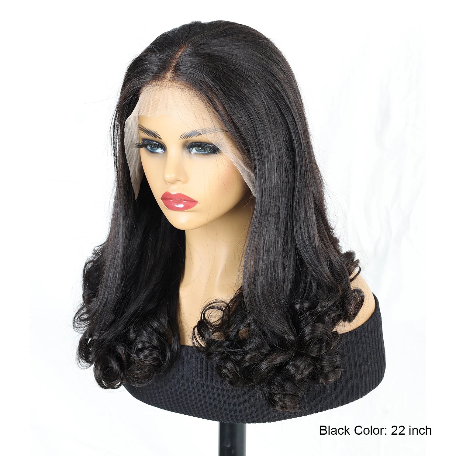 Raw Vietnamese Hair Baba Curl 13x4 Lace Front Human Hair Wigs 200% Density Pre Plucked